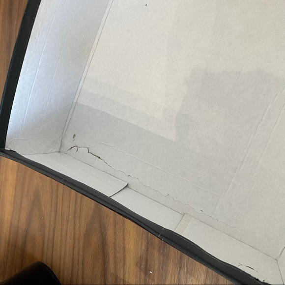 Ego Roxy Chain detail croc embossed black platform heeled boots - Picture 7 of 8